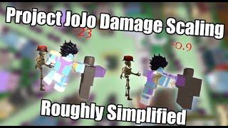 Project JoJo | Damage Scaling After Update V5.50