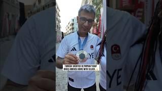 Turkish Olympian Yusuf Dikeç brings the silver medal back home 