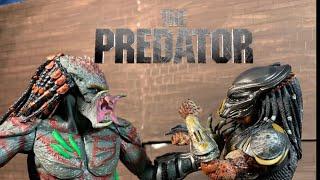 Armored assassin predator vs fugitive predator , lazer eye predator red armed predator epic battle