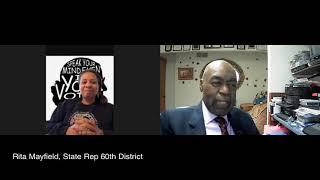 Dr. Wadell Brooks Sr with State Representative Rita Mayfield