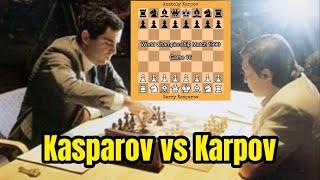 Garry Kasparov vs Anatoly Karpov | World Championship Match (1990)