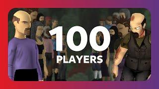 100 Players Fight To Survive In Project Zomboid