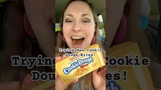 Trying New Cookie Dough Bites From Dollar Tree! #fyp #shorts #candy #foodreview #cookies #chocolate