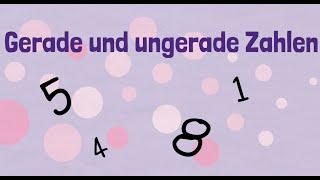 Einführung gerade und ungerade Zahlen Klasse 1