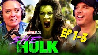 SHE-HULK: ATTORNEY AT LAW (2022) | Ep. 1-3 Reaction! | First Time Watch! | Marvel