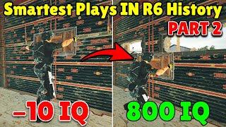 ULTIMATE *1000 IQ* SMARTEST PLAYS In Siege History *PART 2* - Rainbow Six Siege