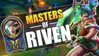 MASTERS OF RIVEN | INSANE RIVEN PLAYS MONTAGE | League of Legends