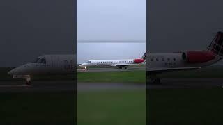 Embraer ERJ-145 CLOSE-UP at Norwich Airport!