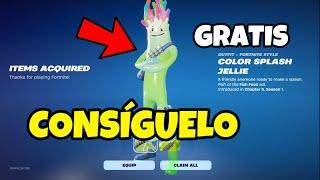 *GRATIS* COMO CONSEGUIR LA SKIN GELATINO EXPLOSIÓN DE COLOR EN FORTNITE! CÓDIGO DE PAVOS GRATIS!