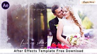 Wedding Slideshow -  Free Download After Effects Template @klapperwavesmedia2.0