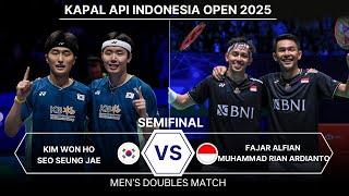 Kim Won Ho Seo Seung Jae vs Fajar Alfian Muhammad Rian Ardianto KAIO 2025 SF