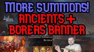 Infernal Bundle Summon + More Ancient Summons Rare Summons AND Divine Summons! - Watcher of Realms