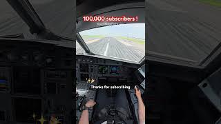 100,000 subscribers #takeoff #airbus #aviation