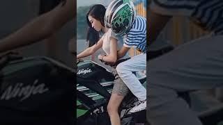 Di bonceng cewe cantik  #shorts