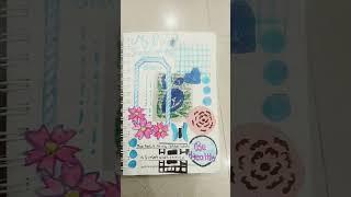 #love # journal with me # blue journaling  # arts and craft with Shreya #