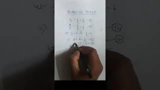 Reducible method|Linear equation                #shorts