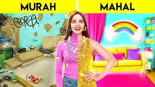 MURID KAYA VS MISKIN || Perombakan Kamar Menakjubkan! Murah VS Mahal by 123 GO! Food