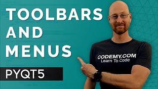 Adding Toolbars and Menus with PyQt5 Designer - PyQt5 GUI Thursdays #10