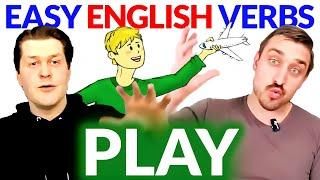 PLAY 🪀 Learn English Verbs | English Comprehensible Input Easy Beginner Lesson