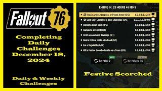 Completing Daily Challenges For December 18, 2024 - Fallout 76 Daily Challenge Guide