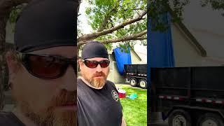 Showed up for an inspection…  but it turned into a roofing war zone! 🪖 No exterior for me!