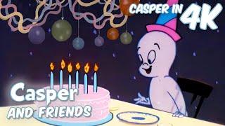 Casper’s Birthday Surprise  | Casper and Friends in 4K | 1.5 Hour Compilation | Cartoon for Kids