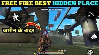 FREE FIRE BEST HIDDEN PLACE IN RIVERSIDE || GARENA FREE FIRE