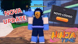 NOVA ATUALIZAÇÃO DO NINJA TIME E UM MEGA CÓDIGO - ROBLOX #roblox #naruto #games