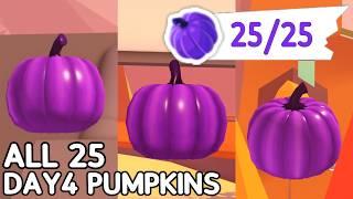 DAY 4 - ALL 25 Purple Pumpkin Locations in Adopt Me!