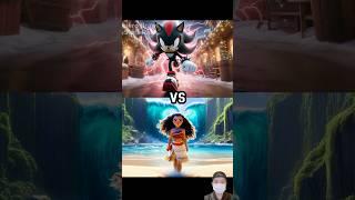 Shadow Sonic vs Moana, Elsa, Minion, Spiderman, Deadpool, Saitama