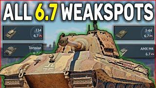 War Thunder Weak Spots Guide: Dominate All 6.7 BR Vehicles