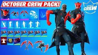 NEW Red Claw Skin(October 2022 Crew Pack) Showcase! Fortnite