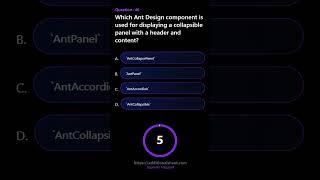 Which Ant Design component is used for displaying a collapsible panel with a header and content