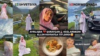 NORVEGIYAGA KO’CHIB KETAMIZMI ? ALLOH KOZLARIMIZNI🫶 HAYRATGA TO’LDIRDI  SHVETSIYA  OILA•HAYOT