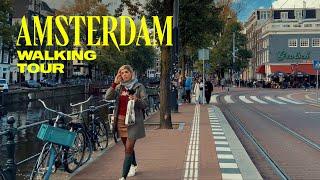 Iconic Amsterdam, Netherlands Walking Tour - 4K