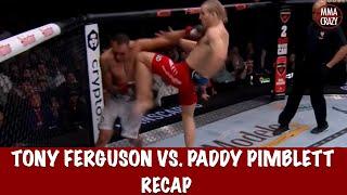 UFC 296: Tony Ferguson vs. Paddy Pimblett Recap