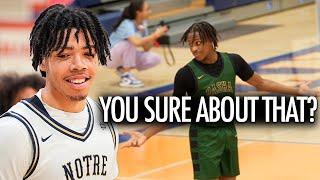 Tyran Stokes DOMINATES with 23 & 11!  Notre Dame vs Basha | Tarkanian Classic