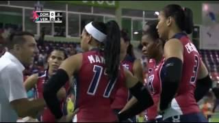 Republica Dominicana vs Venezuela, Copa Panamericana de Voleibol 2016