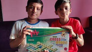 Unboxing a game CROSS WORDS..The WORD Power Game..Fun to play anytime anywhere..