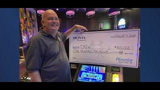 JACKPOT: Las Vegas local hits $100K jackpot at Aliante Casino after placing $125 bet