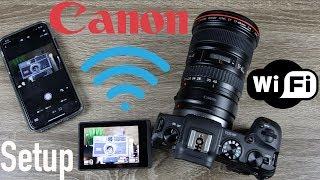 Canon EOS RP WiFi Setup