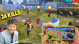 3 finger free fire handcam gameplay in poco 6 pro 8300 ultra Prosecser 120hz display 4k screen 60fps