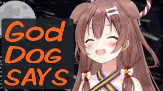 [Inugami Korone] God Dog says [Vtuber translation, Hololive Eng Sub]