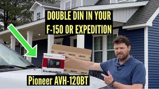 How to install a double din radio in your Expedition or F150 / Pioneeer AVH-120BT Review / TNG Ep 90