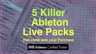 5 Killer Ableton Live Packs You May Already Own