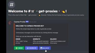 The Guide to Copmax Proxies | Sneaker Bot, Retail, Marketing | Discord Proxy Bot Explained