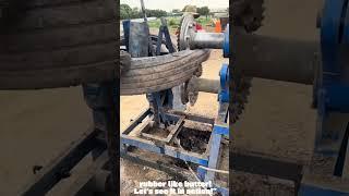 "Watch How Old Tires Are Shredded!"