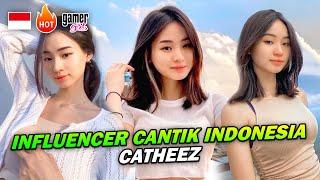 Catheez atau Catherine Alicia, Streamer Cantik dan Polos yang Viral di TikTok.