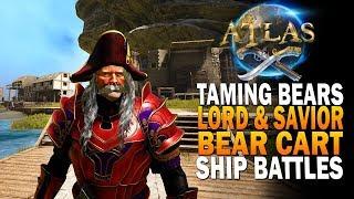 Lord & Savior Bear Cart, Ship Battles & More! Atlas Pirate Survival MMO Gameplay [The Titan Company}