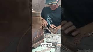 Edge Trimming of Hand-Sewn Stitchdown Boots